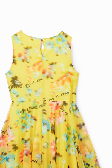 Vestido sin mangas desenfocado | Desigual
