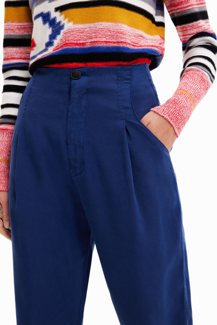 Pantalón slouchy pinzas | Desigual