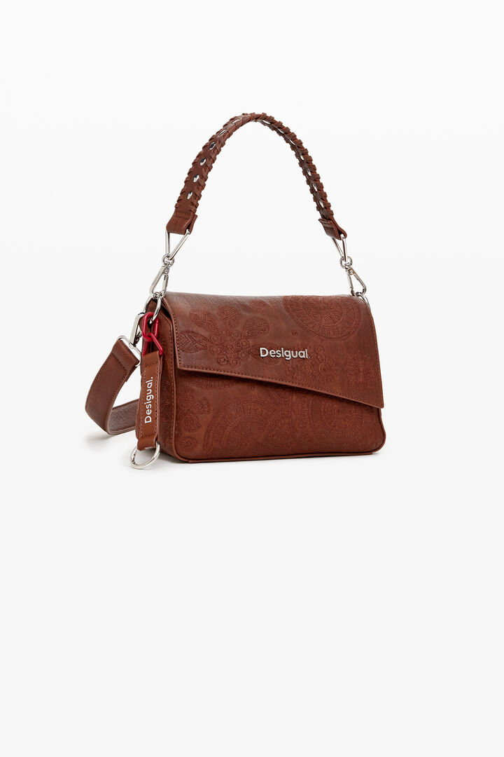 M bag with embroidered flowers | Desigual