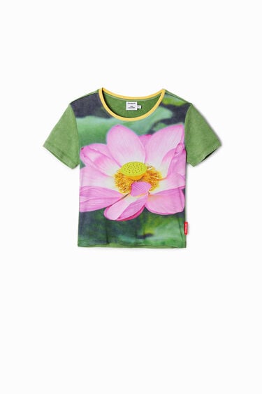 T-shirt fleur de lotus Tyler McGillivary | Desigual