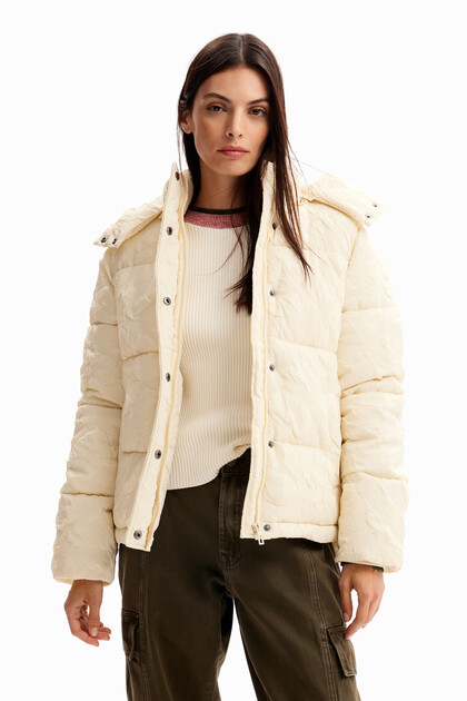 Chaqueta acolchada textura