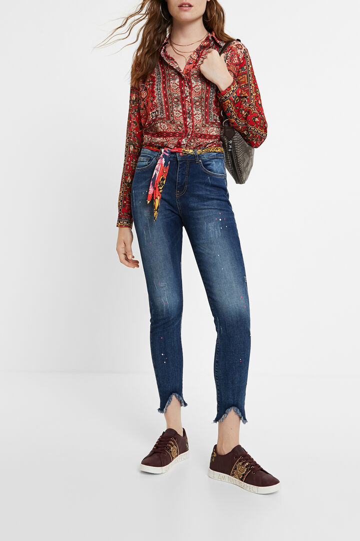 Jeans skinny lunghi fino alla caviglia | Desigual
