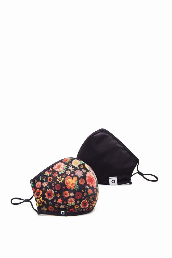 Masque fleuri + housse | Desigual