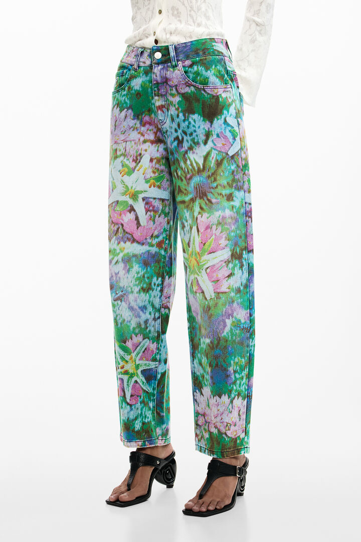 Wild garden trousers | Desigual