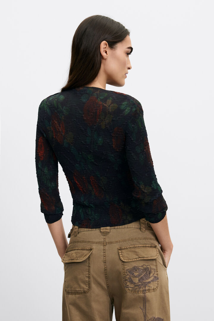 black rose blouse