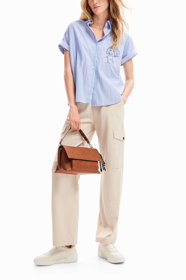 Bandolera mediana Half logo | Desigual