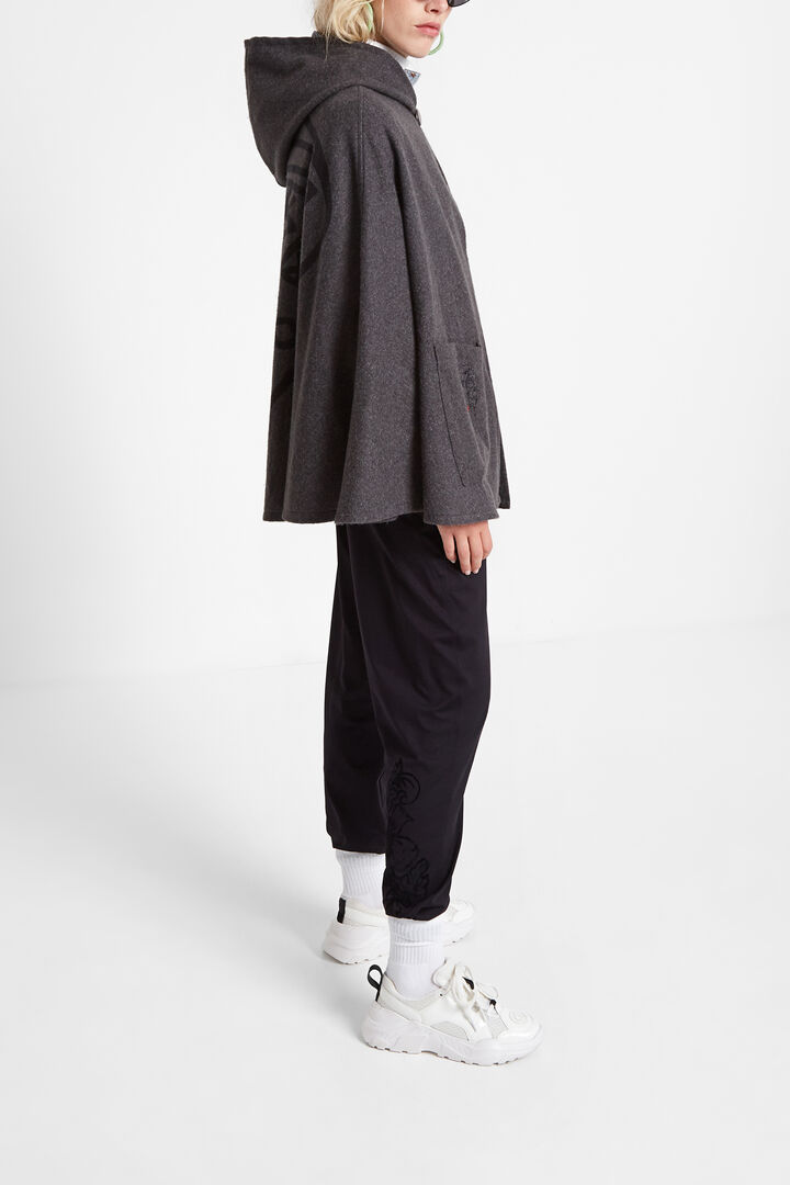 Cloth poncho hood | Desigual