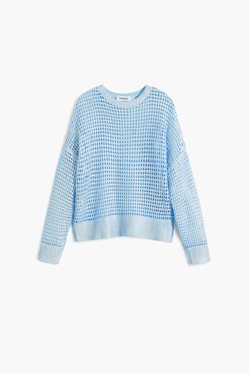 Metallic openwork sweater | Desigual