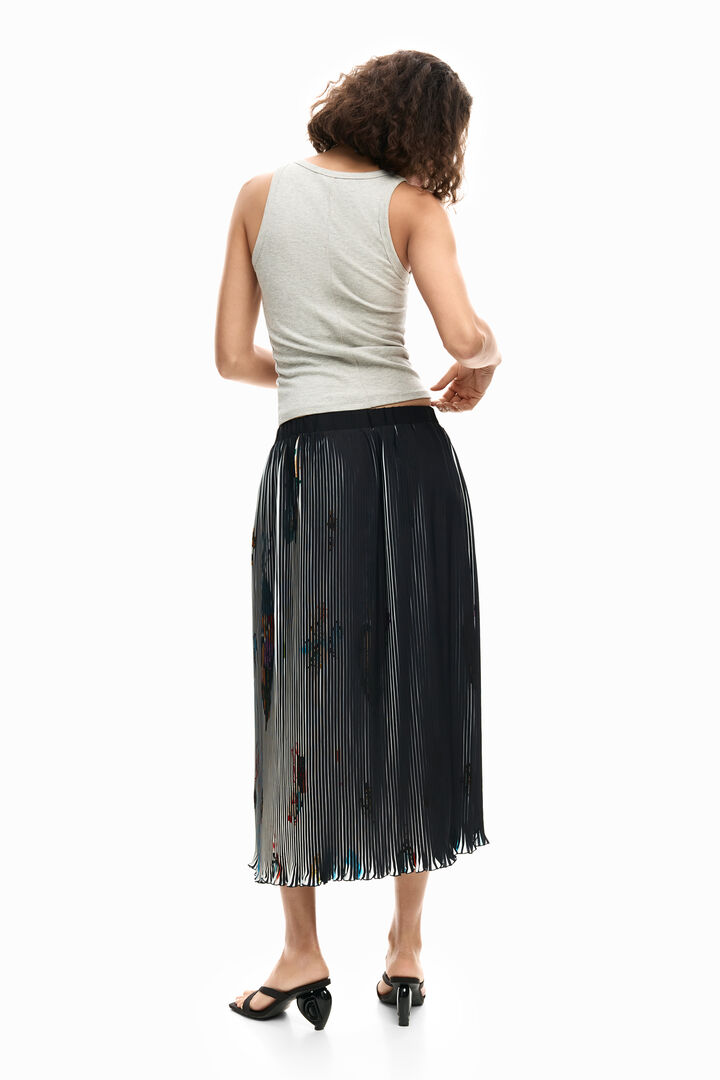 Spódnica midi o fakturze arty | Desigual