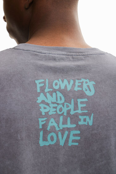 Camiseta oversize flor | Desigual