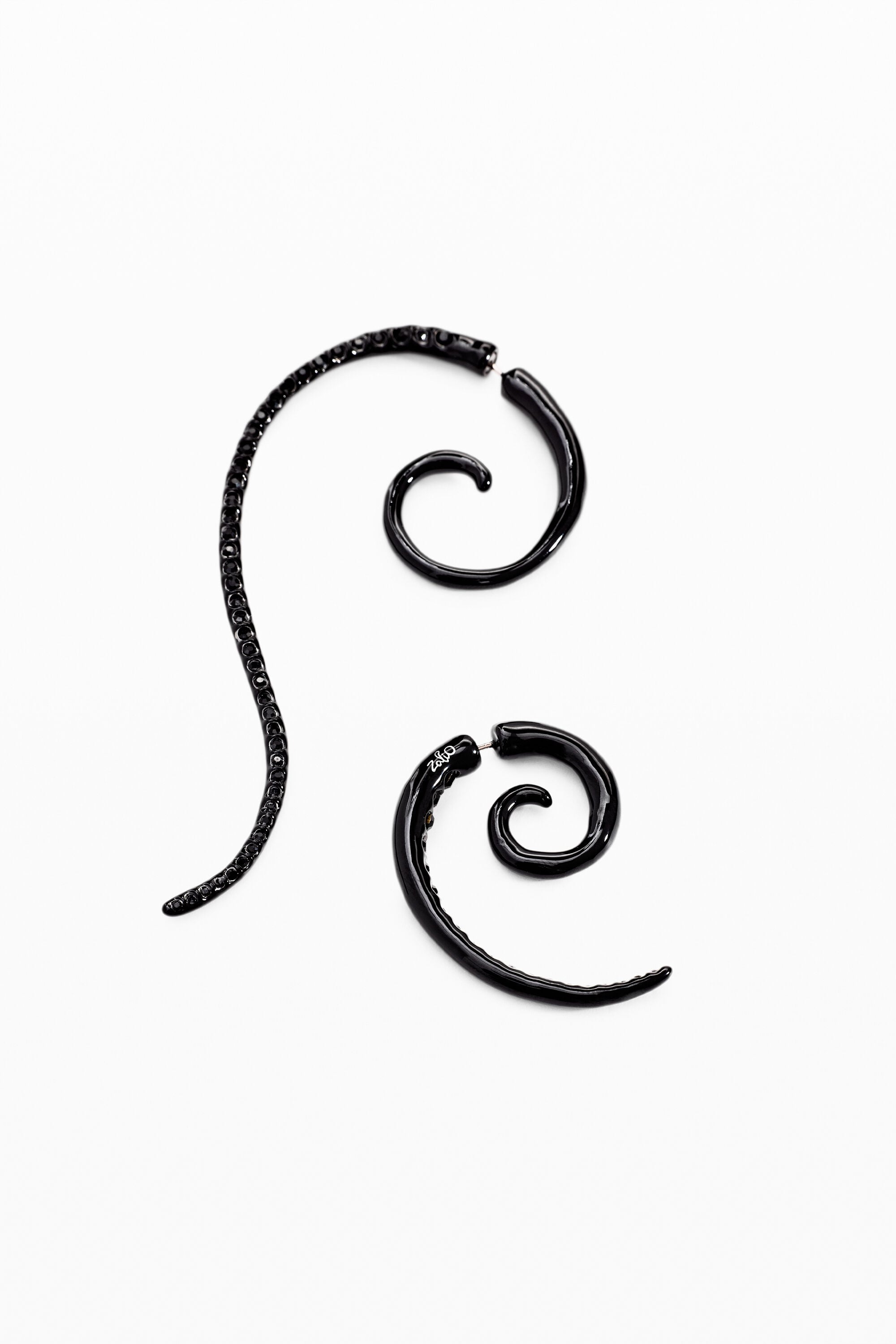Pendientes Asimétricos Espirales Zalio