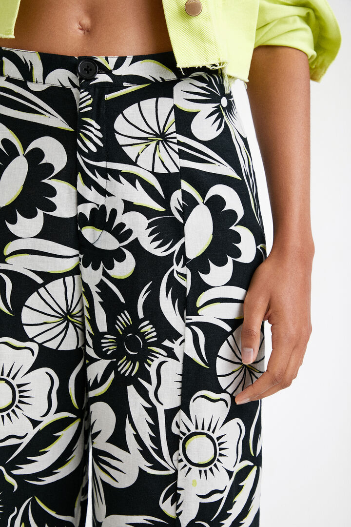 Floral print trousers | Desigual