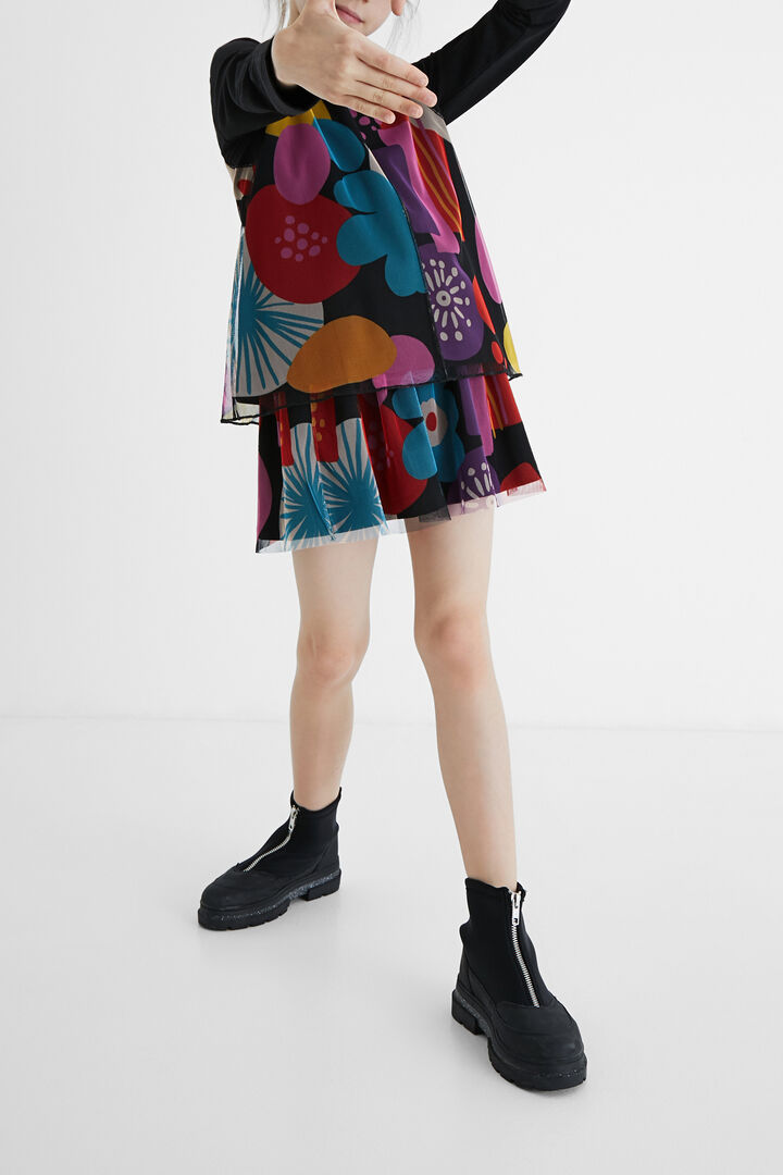 Tulle print skirt | Desigual