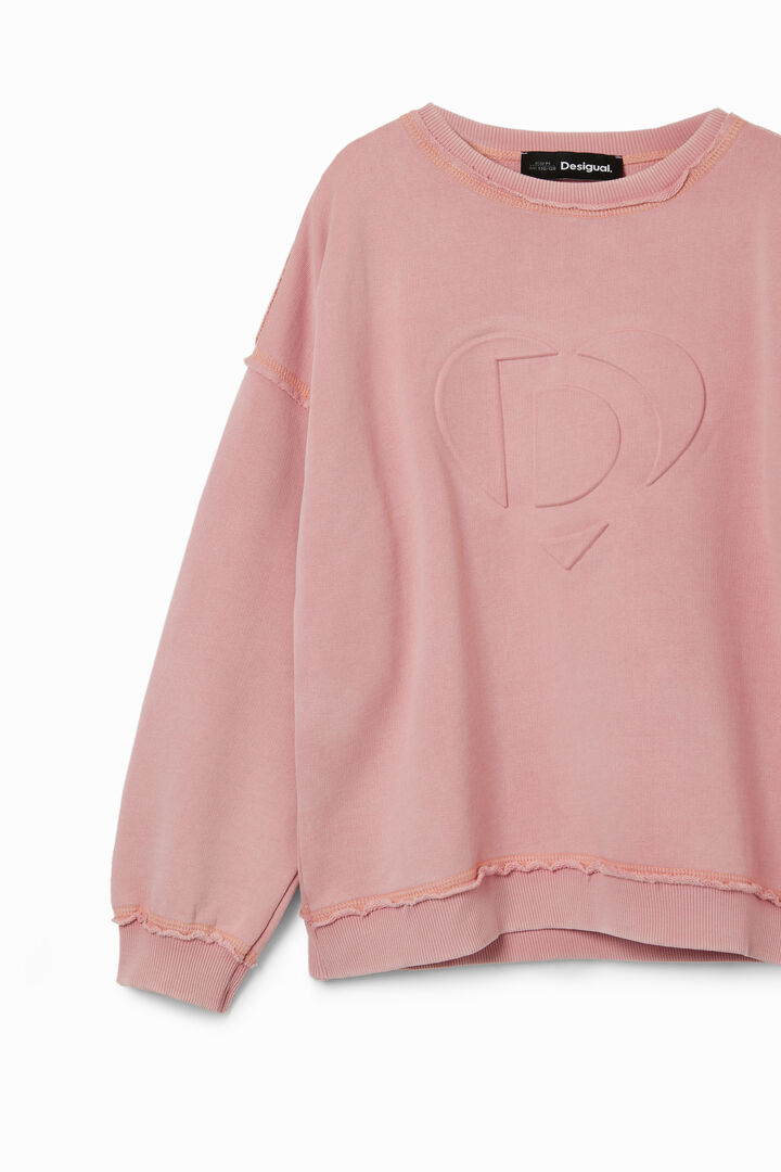Sudadera imagotipo relieve | Desigual