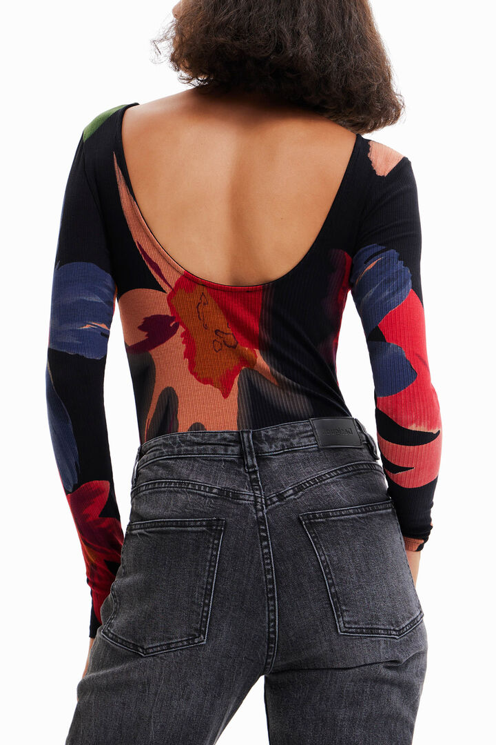 Body ajusté fleuri | Desigual