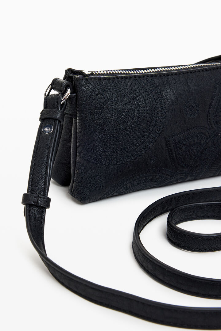 Embroidered flowers purse | Desigual