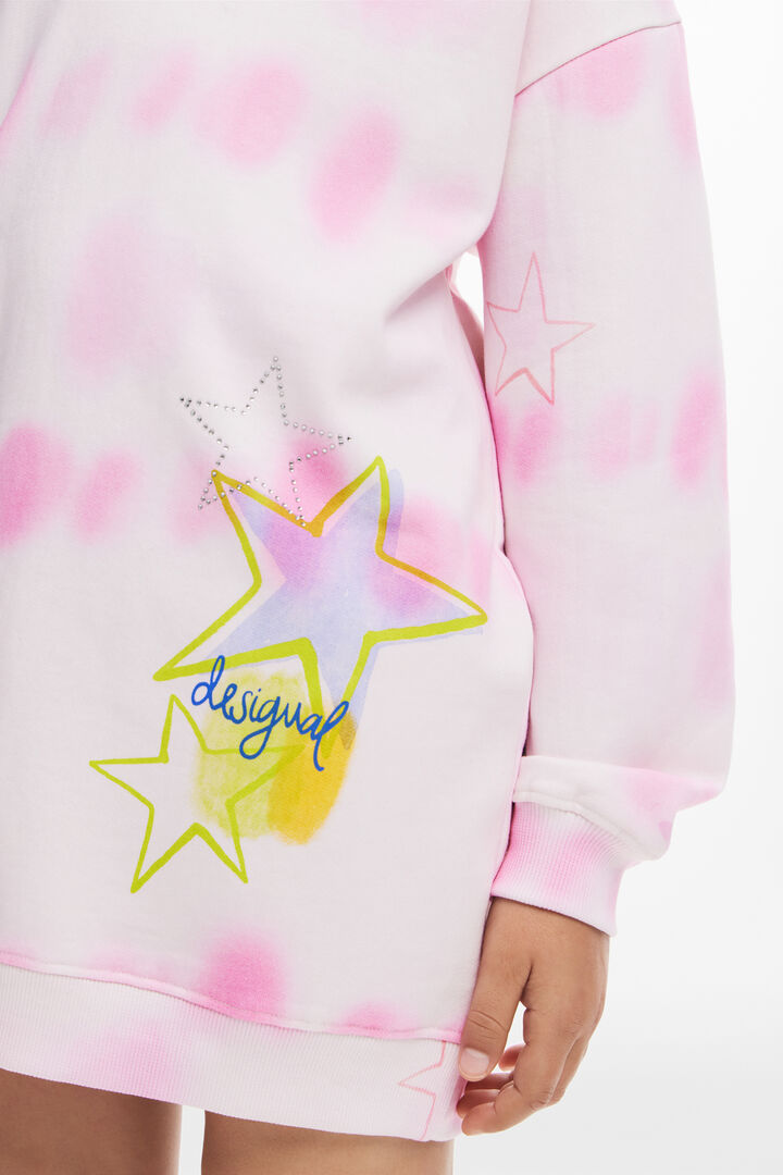 Tie-Dye Sweatshirt Dress | Desigual