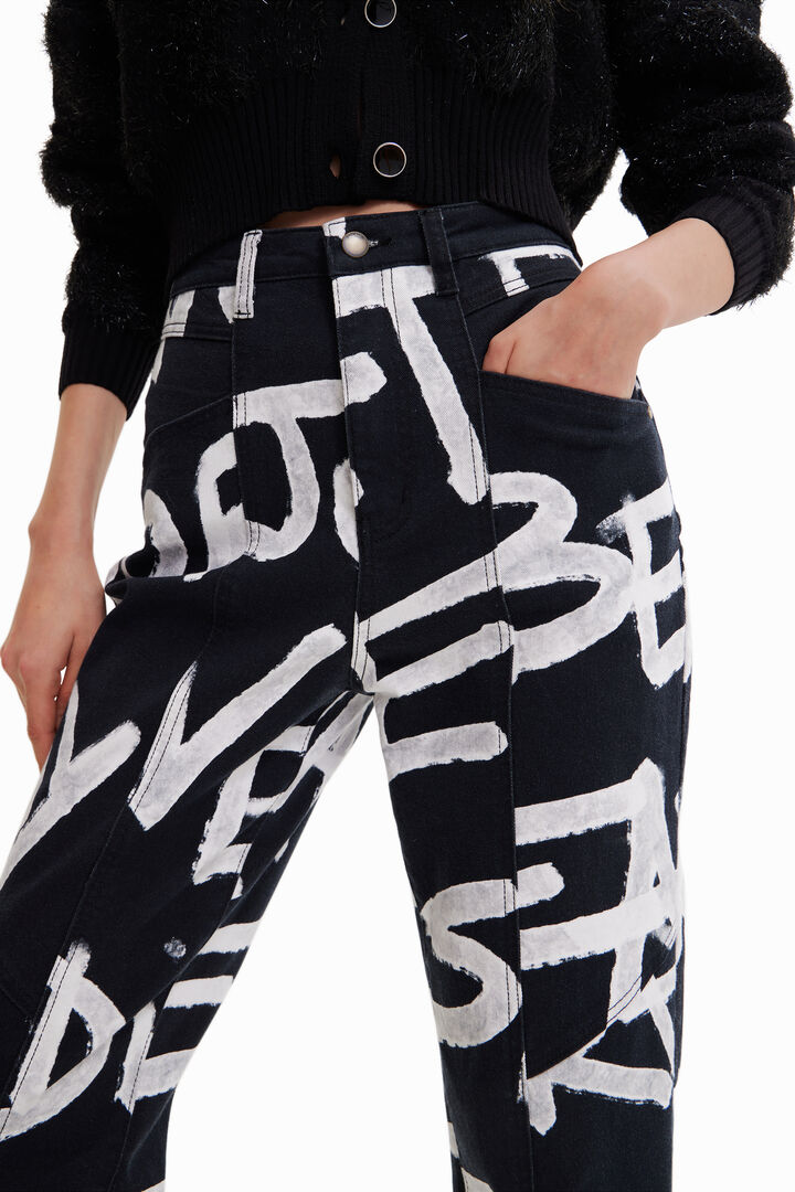 Pantaloni Mom testo | Desigual