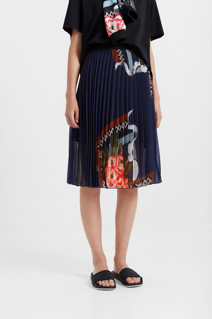 Pleated arty skirt | Desigual