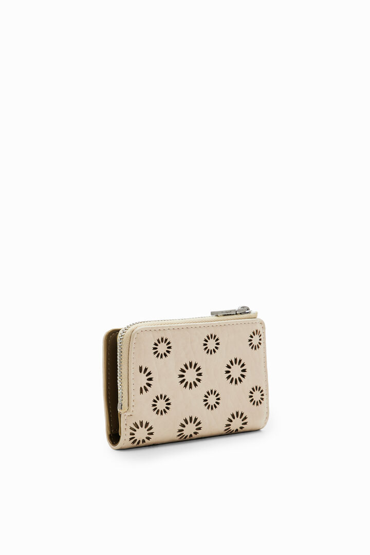 S die-cut floral wallet | Desigual