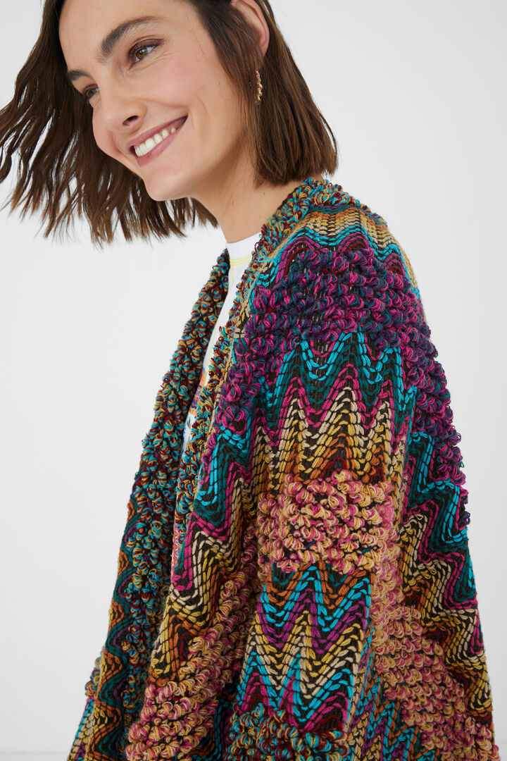 Poncho kaftán punto | Desigual