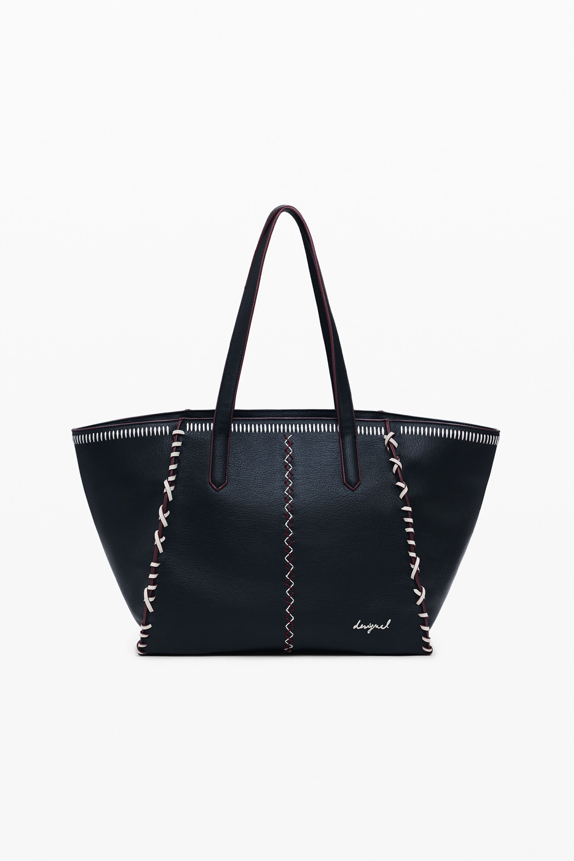 Große Shopper-Tasche mit Nähten