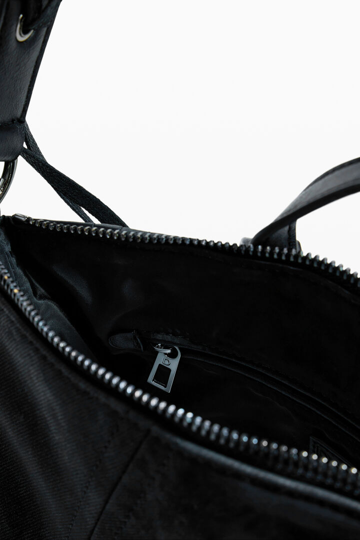 Mochila efecto piel corsé pequeña | Desigual