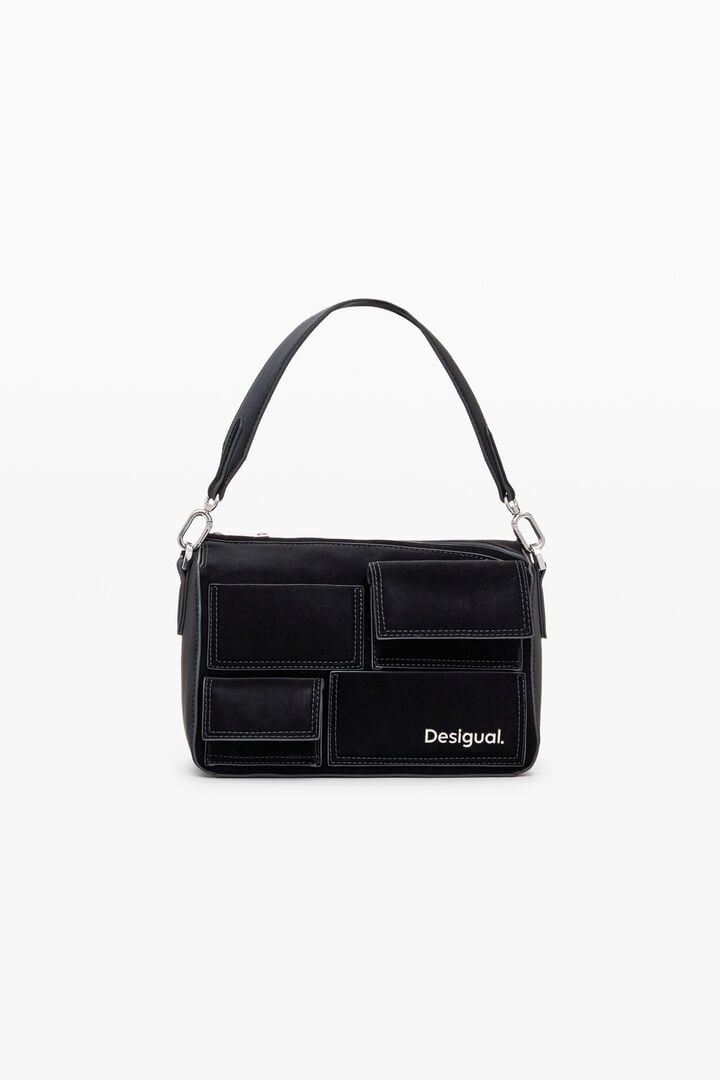 Bolso de hombro multibolsillos