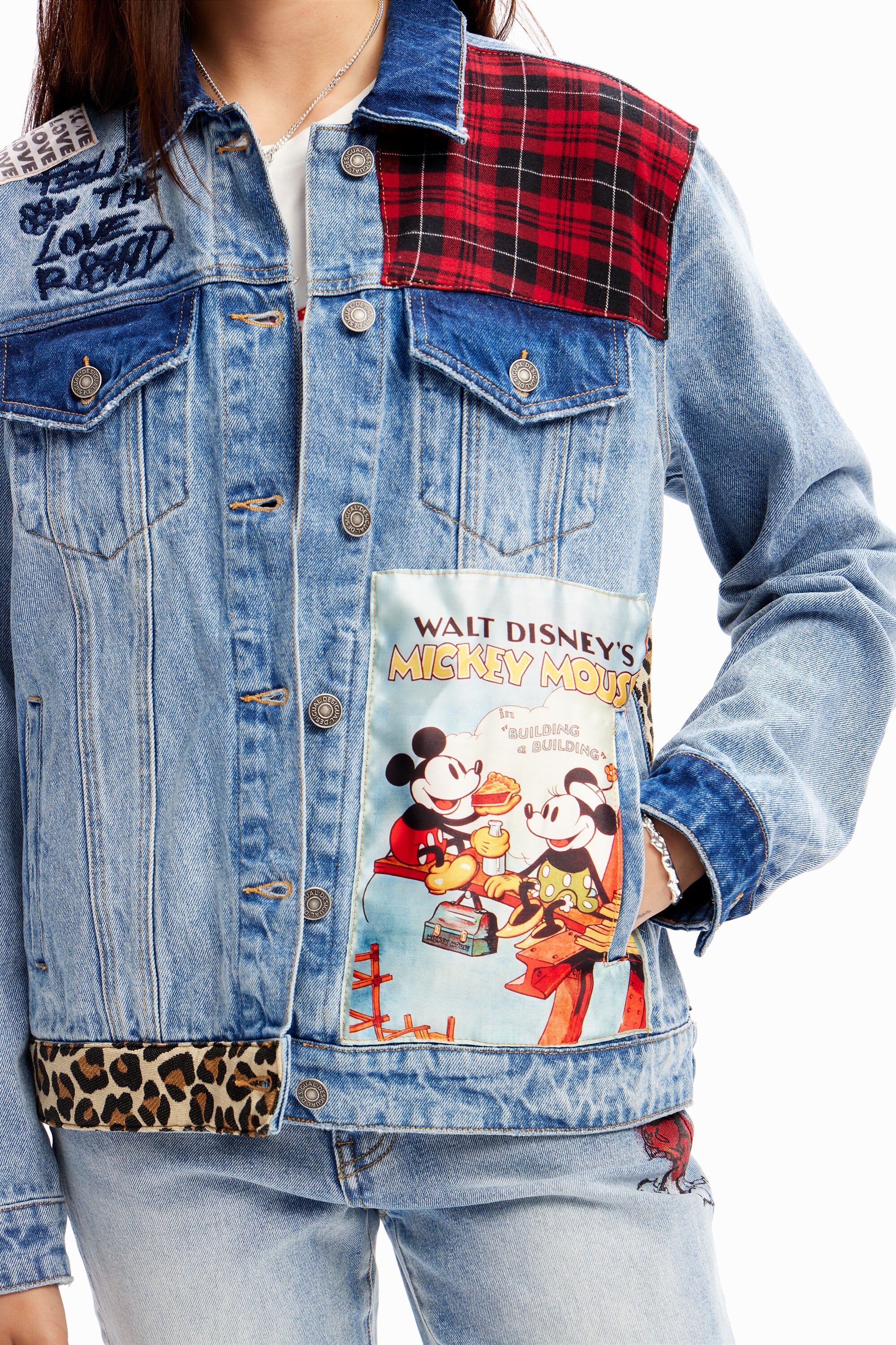 Desigual mickey hotsell mouse denim jacket
