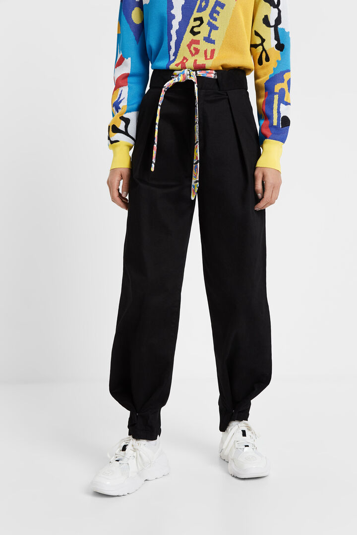 Baggy trousers belt fastener | Desigual