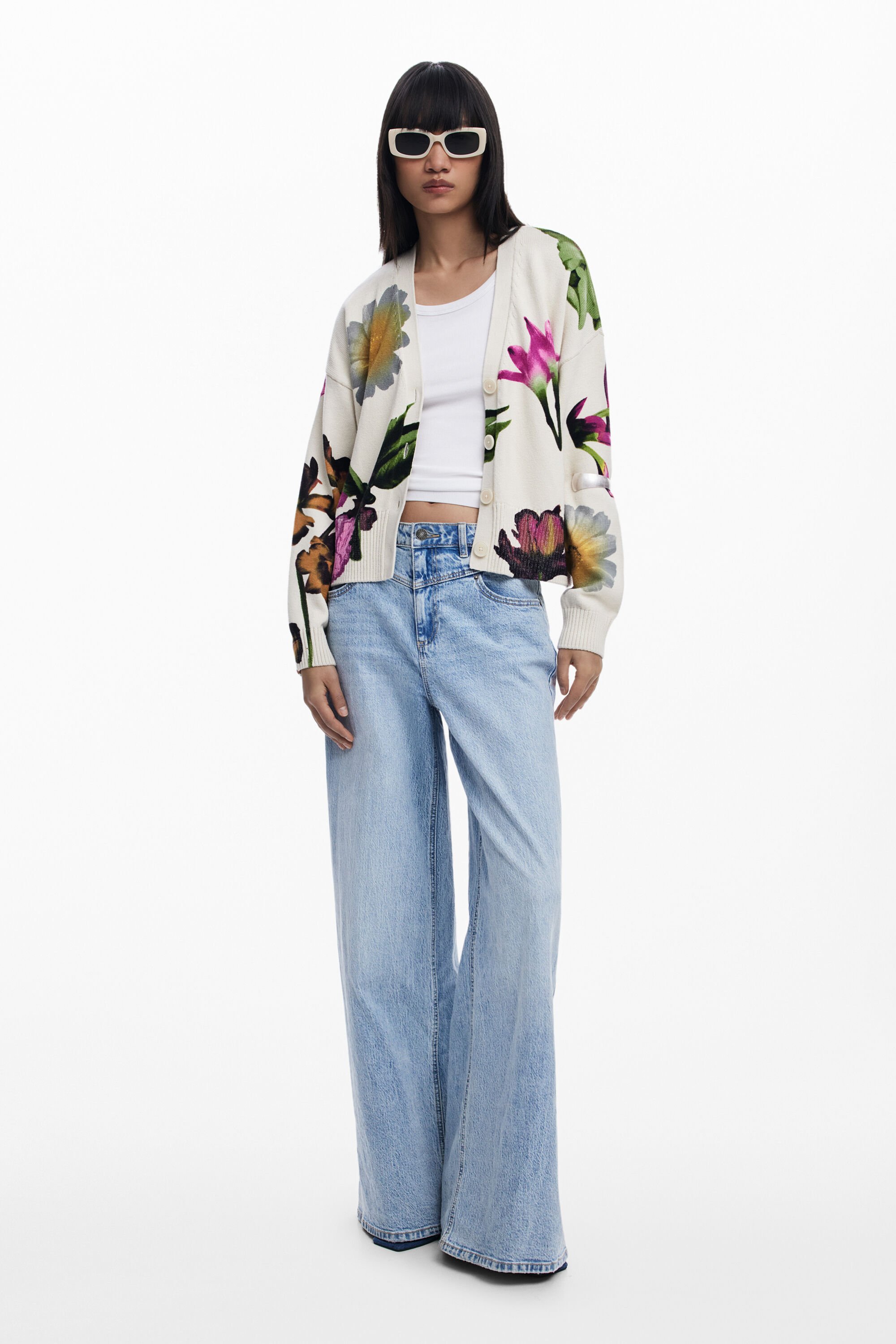 花柄のカーディガン 女性用 I Desigual.com