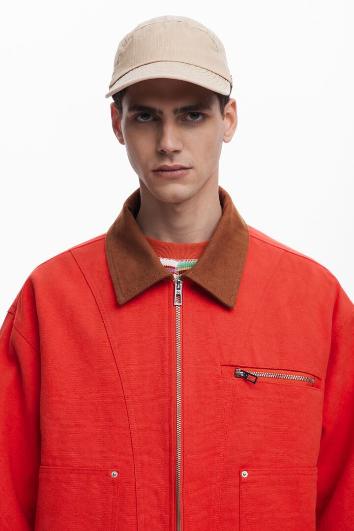 Jacke mit kontrastierendem Kragen | Desigual