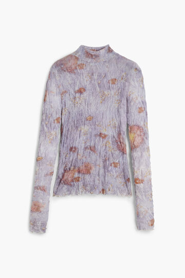 Textured printed T-shirt | Desigual