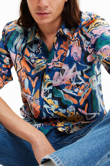 Arty long-sleeve shirt | Desigual