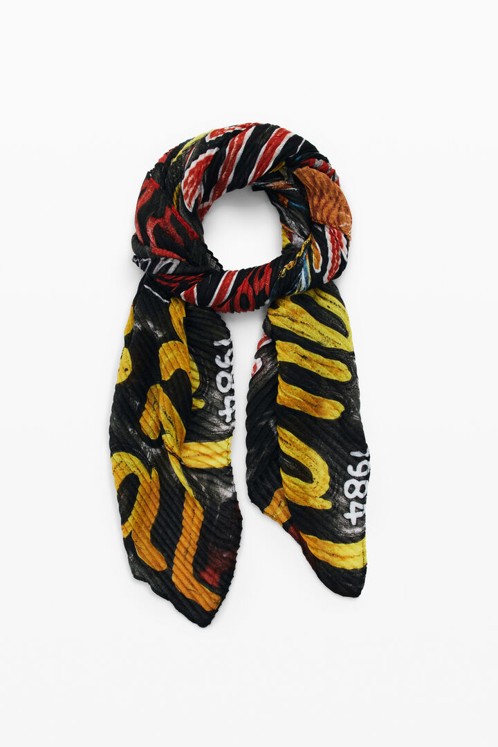 Šátek s kočičími písmeny | Desigual