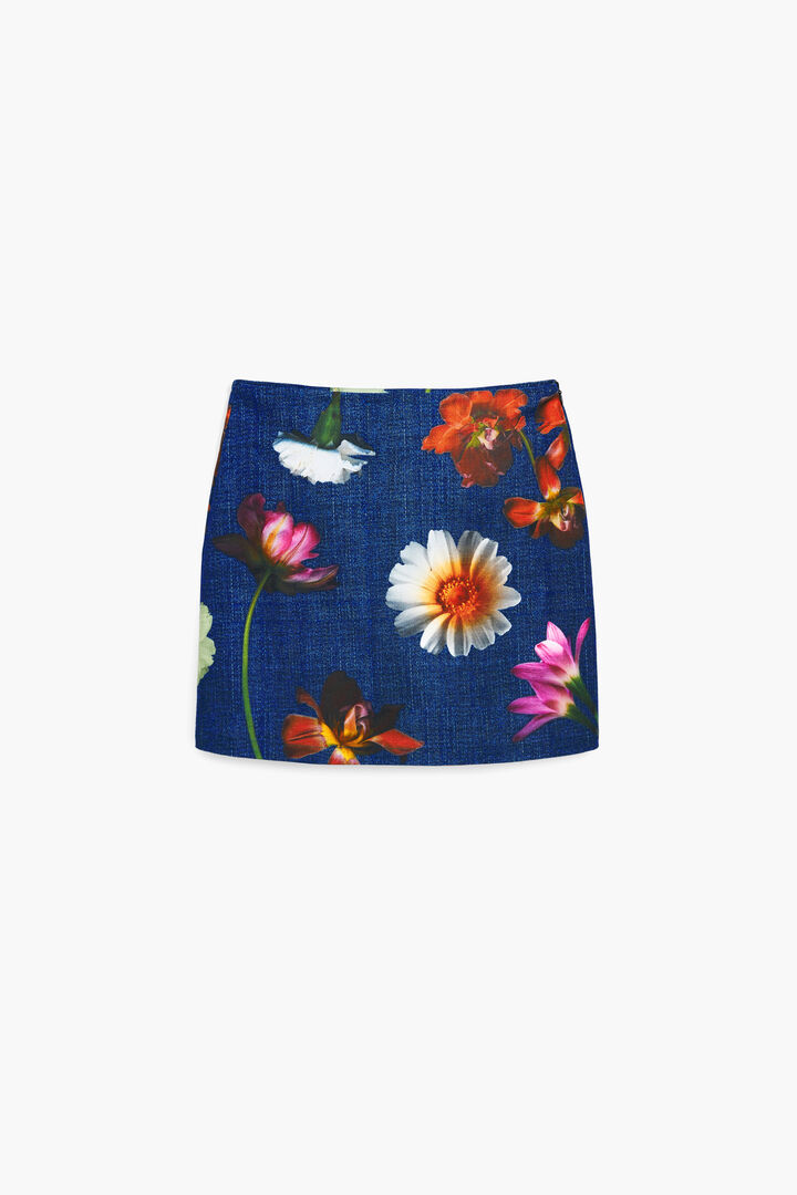 花柄タイトミニスカート | Desigual
