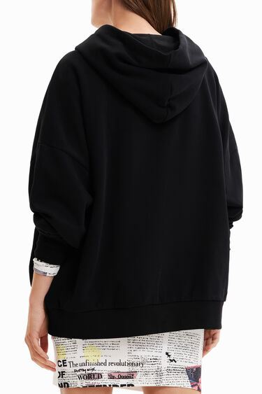 Sudadera oversize texto Manifesto | Desigual