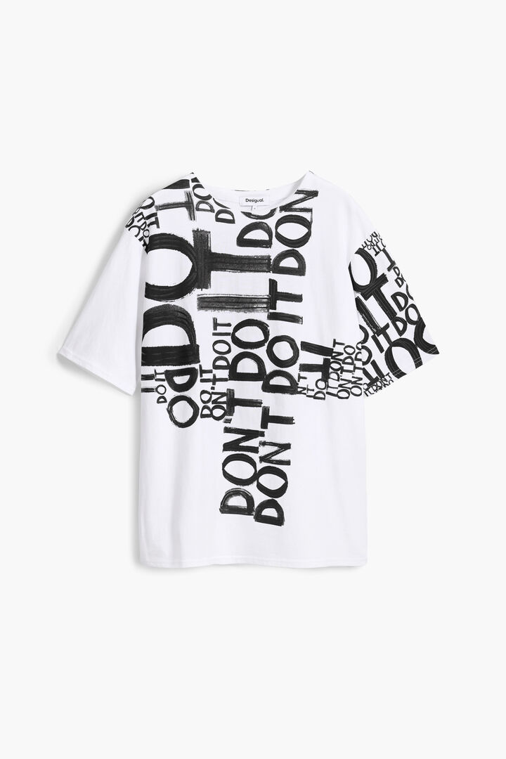 Camiseta estampado palabra