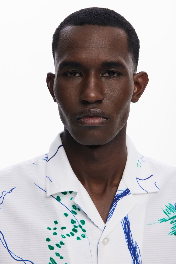 Arty short-sleeve shirt | Desigual
