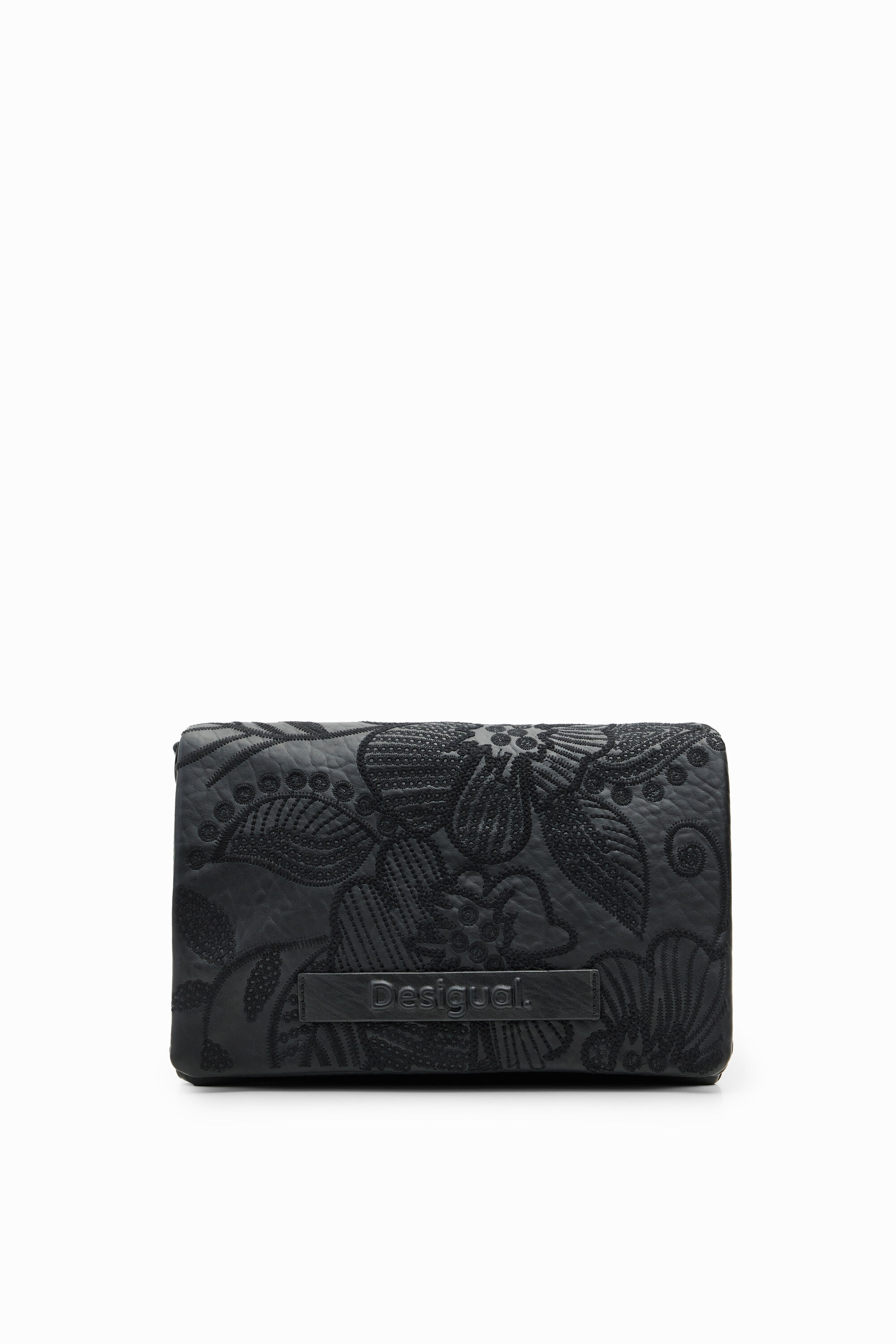 Sac bandouli re M brod fleurs