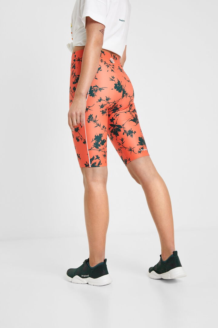 Legging fleuri cycliste | Desigual