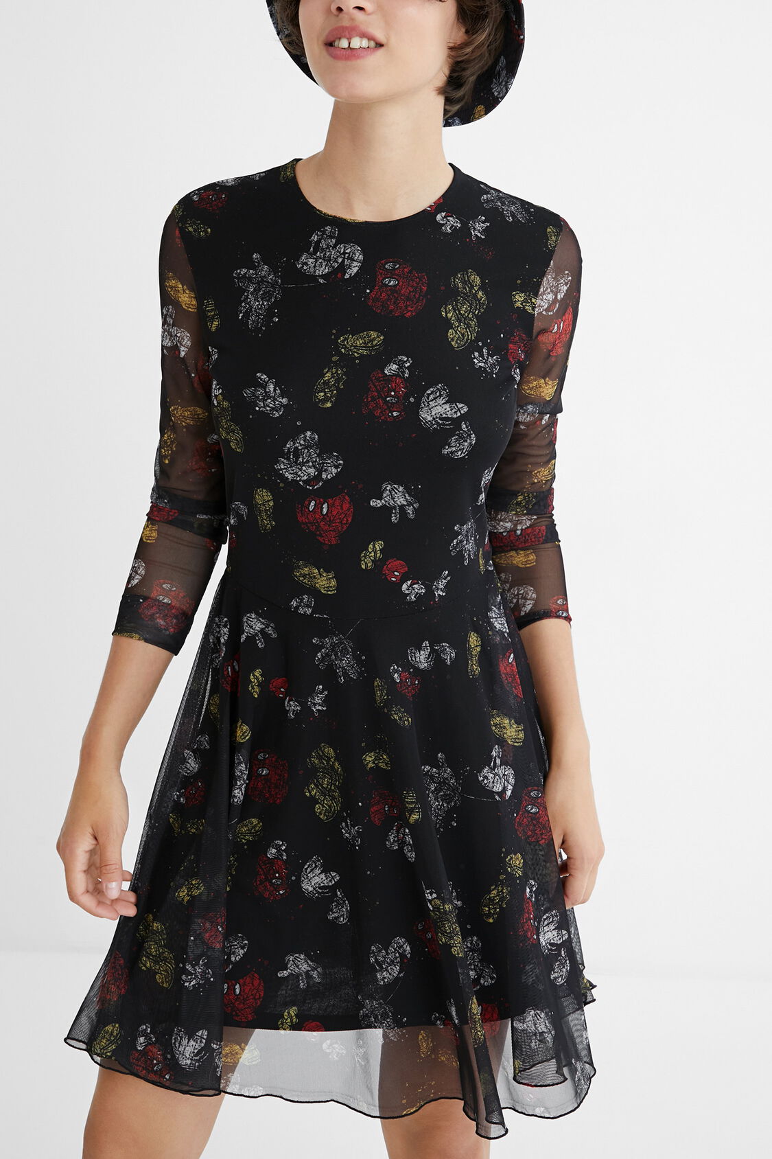 Ausgestelltes Kurzes Kleid Desigual Com