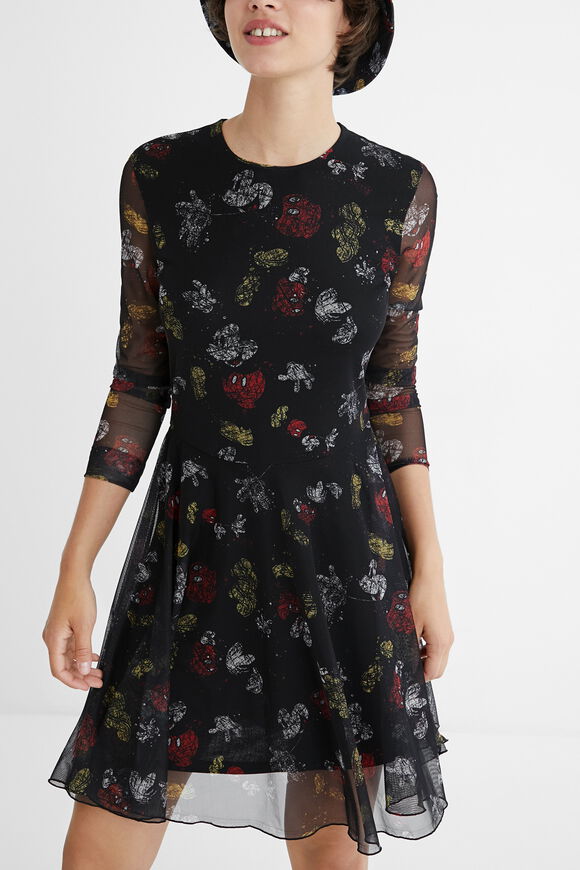 Vestit evasé curt