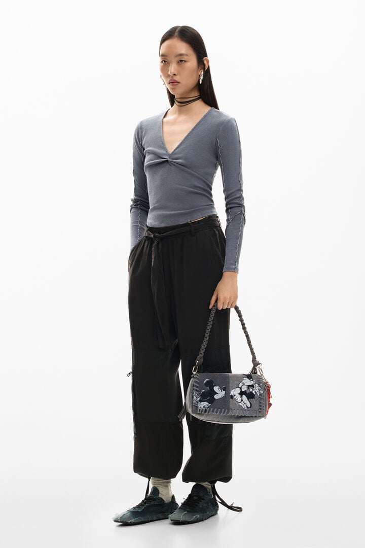 Średnia torba denim Mickey Mouse™ | Desigual