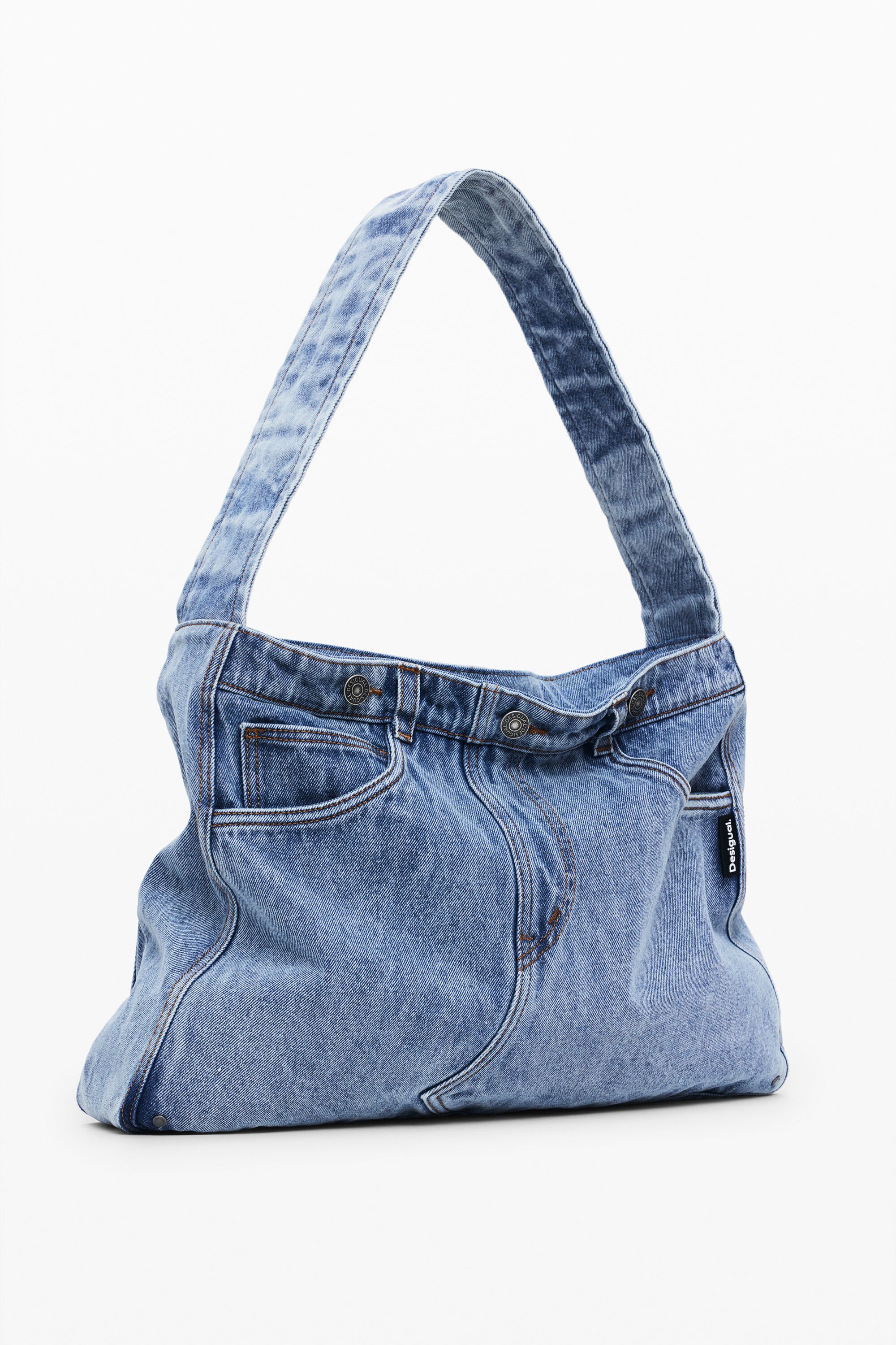 デニム バッグレディース pumpkin port トートバッグ デニムデカトートBAG レディース