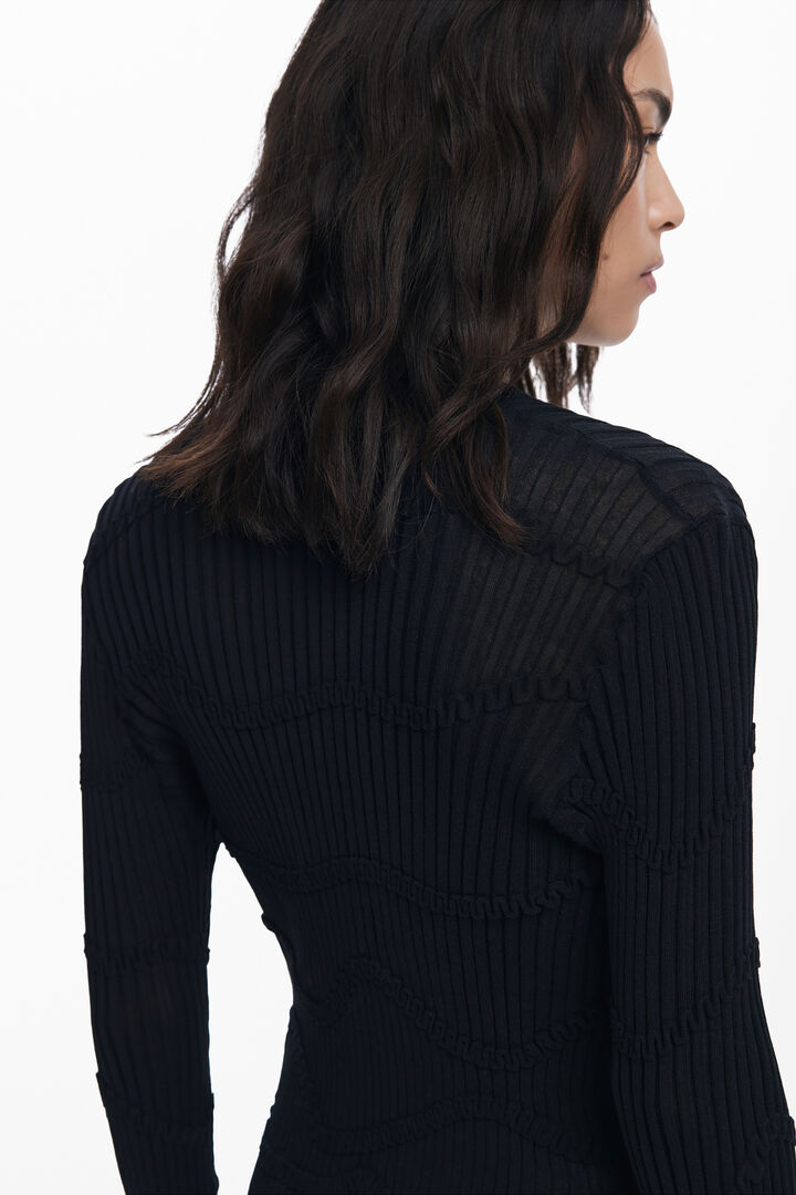 Cardigan ajustado texturas | Desigual