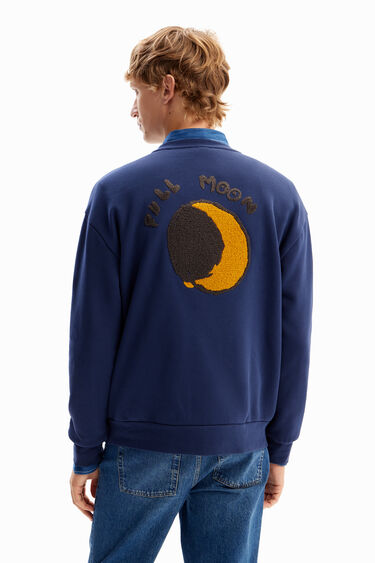 Sweatshirt met bloem en maan | Desigual