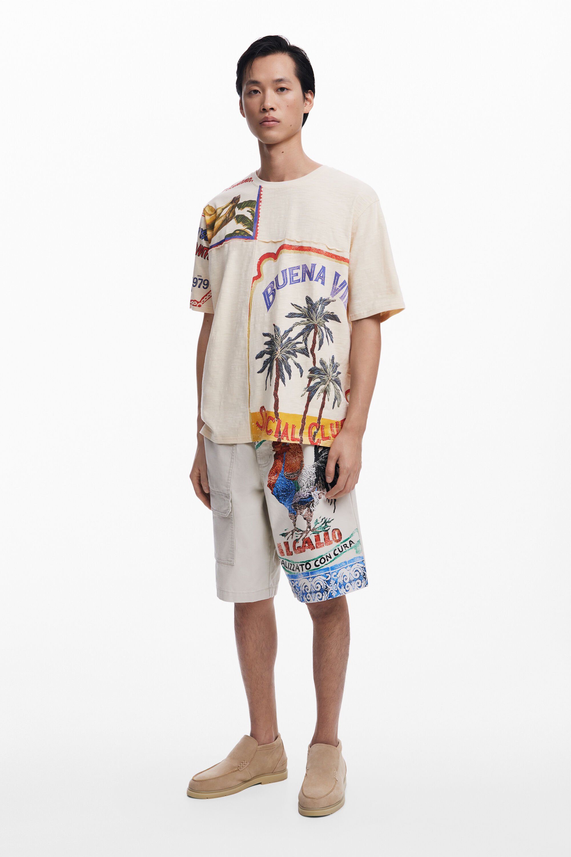 DESIGUAL - うさこ様用：Desigual  Tシャツ＋パンツ キスTシャツ 女性用 I Desigual.com