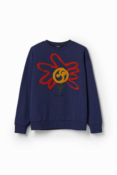 Moon flower sweatshirt | Desigual