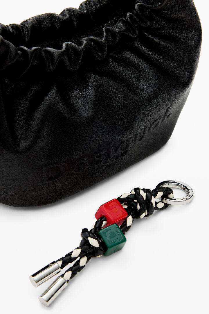 Large crossbody wallet with charms | Desigual